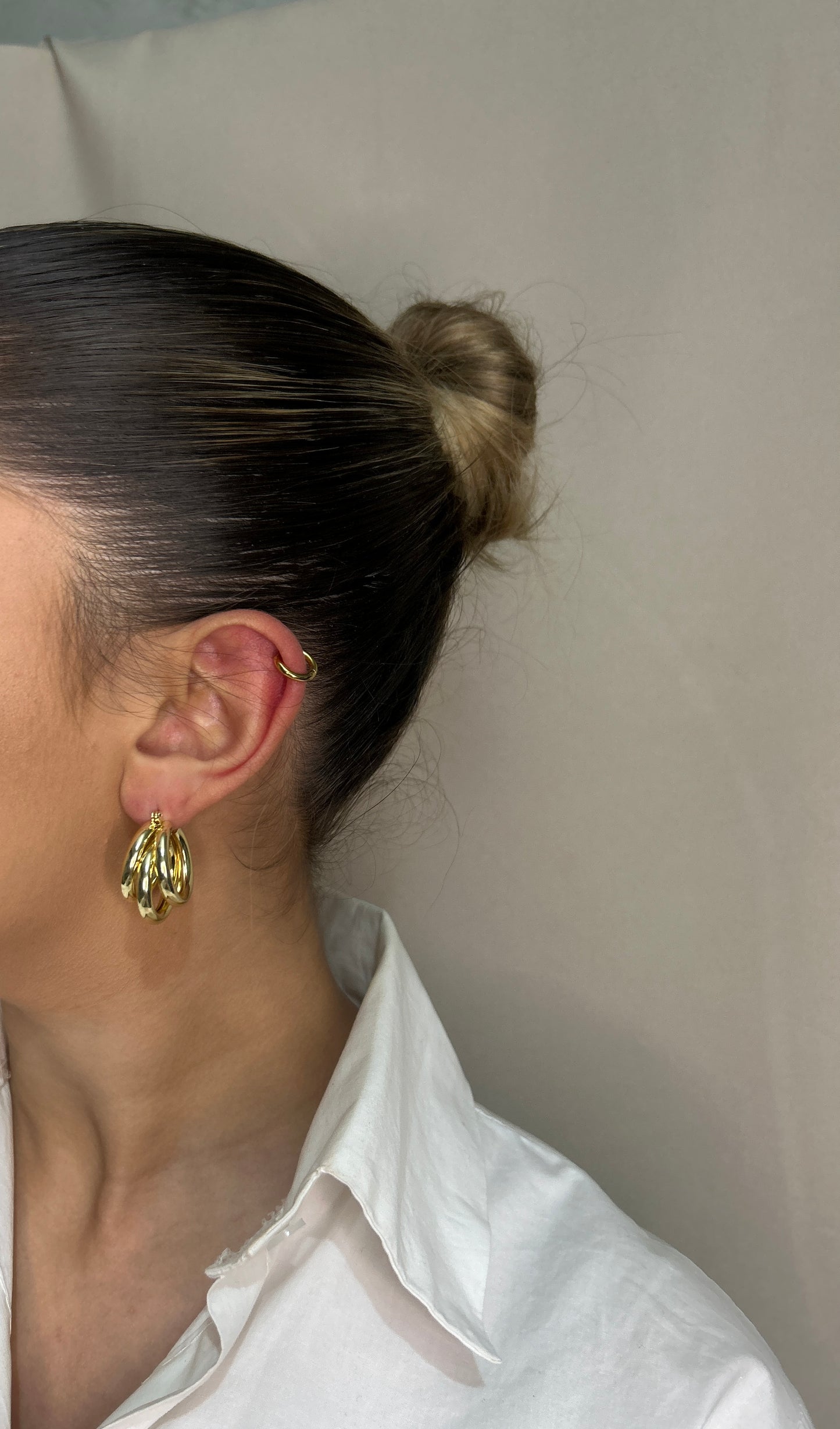 ORECCHINI TRIPLO CERCHIO